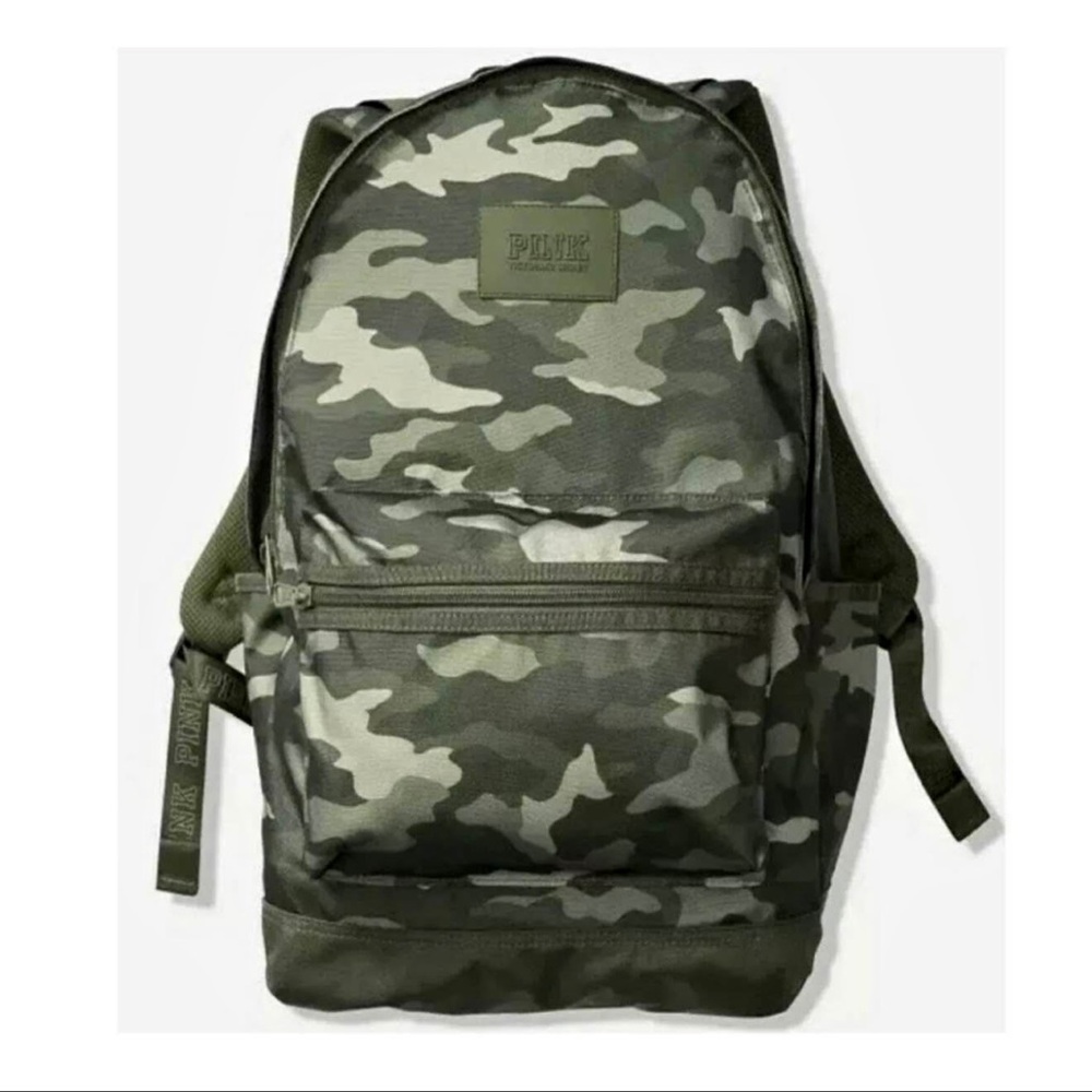 Pink vs Camouflage campus Backpack